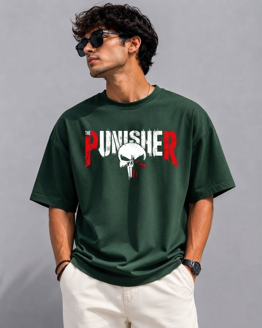 Punisher - Oversized Drop Shoulder