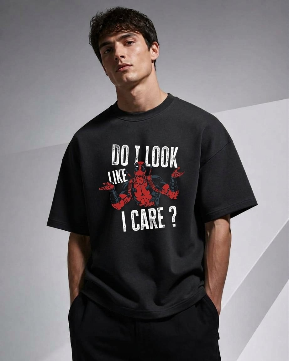 Drop Shoulder T-shirt (Deadpool)
