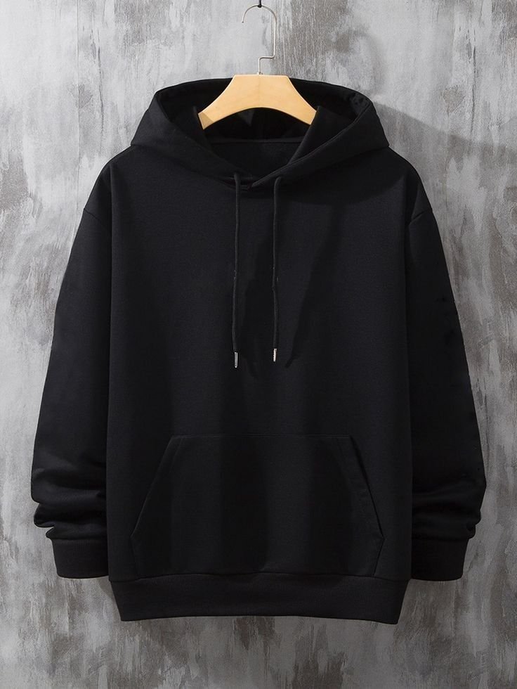 Premium Oversized Hoodie – Black